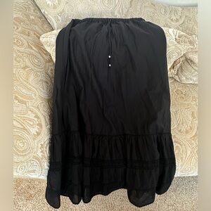 Cotton On Rylee Lace Maxi Black Skirt, Size 8